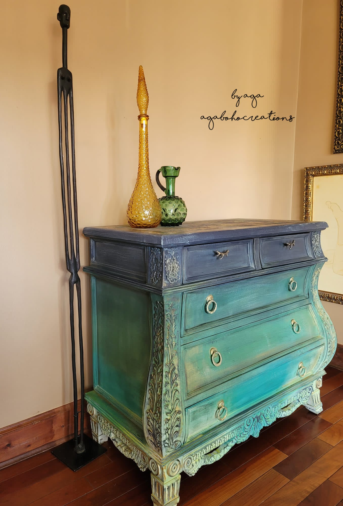 Beachy Inspired Dresser